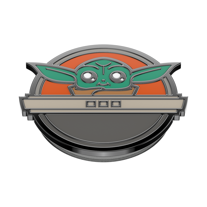 Enamel Grogu Pod — Adhesive PopGrip image number 2