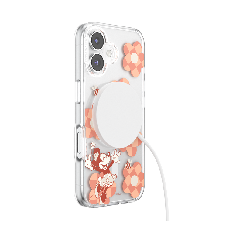 Minnie Checkered Flower — iPhone 16 MagSafe Case image number 3