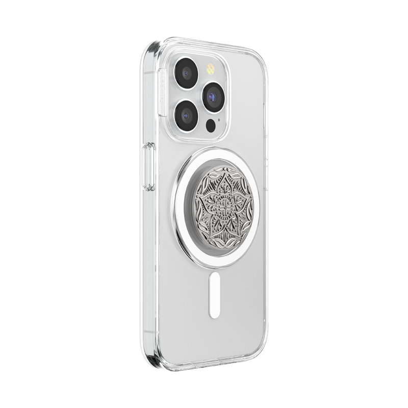 Enamel Silver Mandala — MagSafe PopGrip image number 5