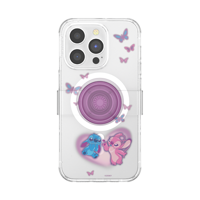 Angel & Stitch In Love — iPhone 14 Pro MagSafe Case
