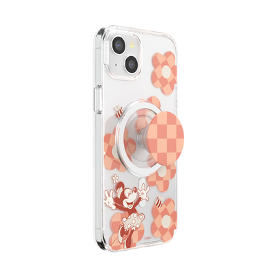 Secondary image for hover Minnie Checkered Flower — iPhone 15 Plus MagSafe Case