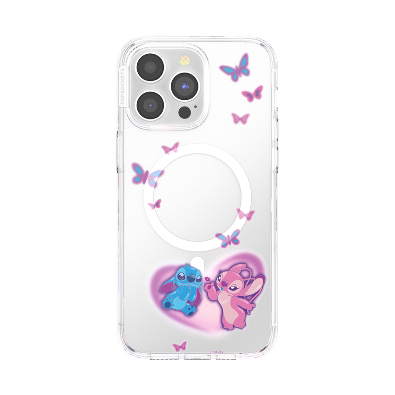 Angel & Stitch In Love — iPhone 15 Pro Max MagSafe Case image number 3