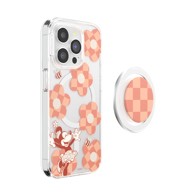 Minnie Checkered Flower — iPhone 15 Pro MagSafe Case image number 10