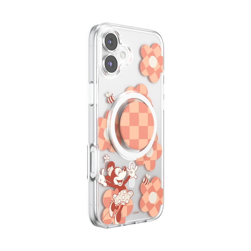 Minnie Checkered Flower — iPhone 16 Plus MagSafe Case image number 2