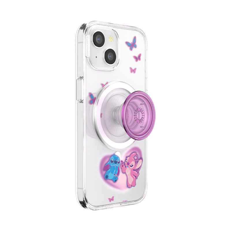 Angel & Stitch In Love — iPhone 15 MagSafe Case image number 1
