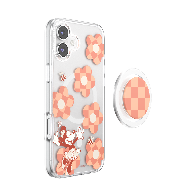 Minnie Checkered Flower — iPhone 16 Plus MagSafe Case image number 7