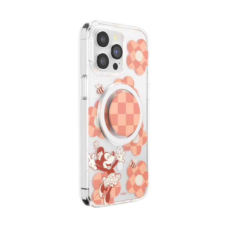 Minnie Checkered Flower — iPhone 15 Pro Max MagSafe Case image number 3