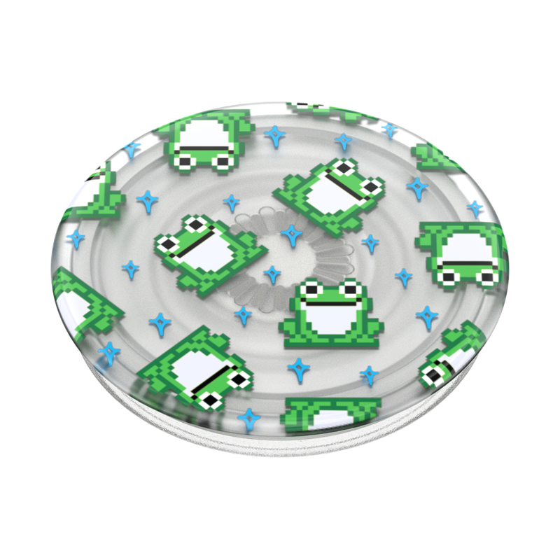 PlantCore Translucent 8 Bit Frogs — Adhesive PopGrip image number 2