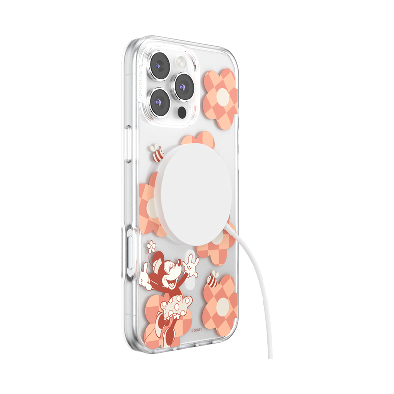 Minnie Checkered Flower — iPhone 16 Pro Max MagSafe Case image number 2
