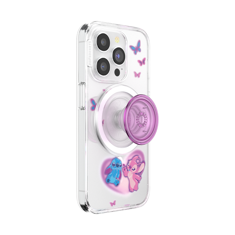 Angel & Stitch In Love — iPhone 15 Pro MagSafe Case image number 1
