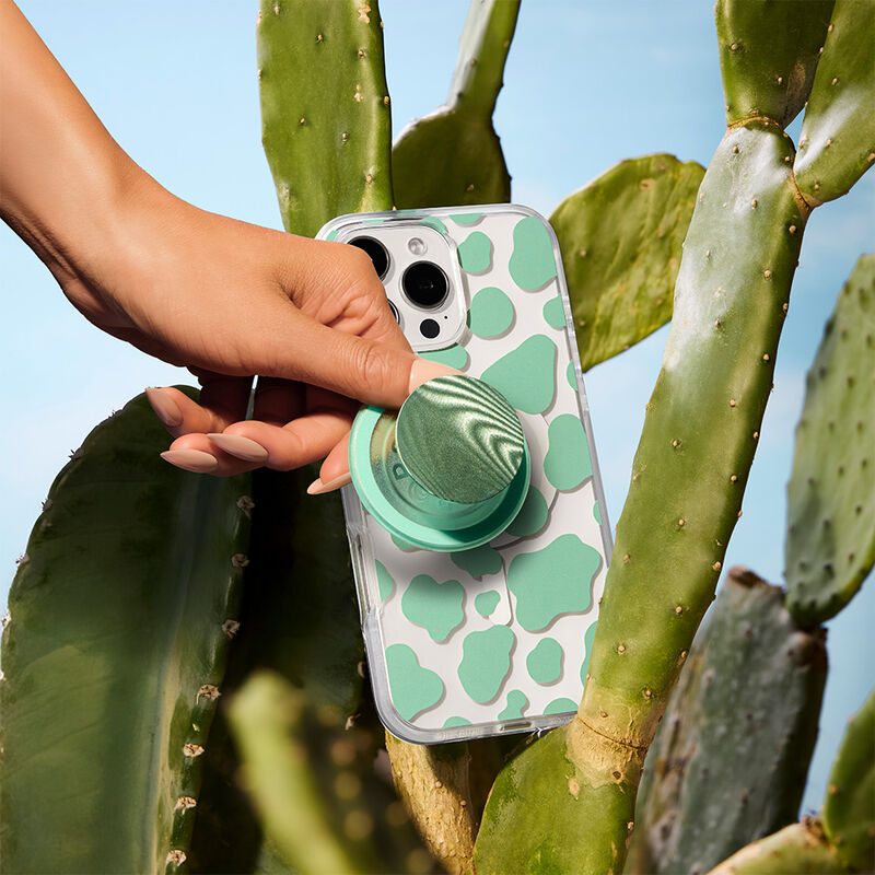 Turquoise Cow Cow — iPhone 16 Pro Max MagSafe Case image number 2