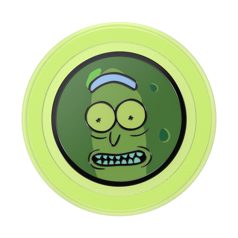 Enamel Pickle Rick — MagSafe PopGrip image number 1