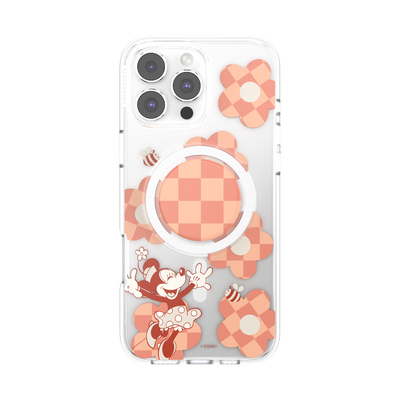 Minnie Checkered Flower — iPhone 16 Pro Max MagSafe Case