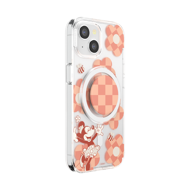 Minnie Checkered Flower — iPhone 15 MagSafe Case image number 3