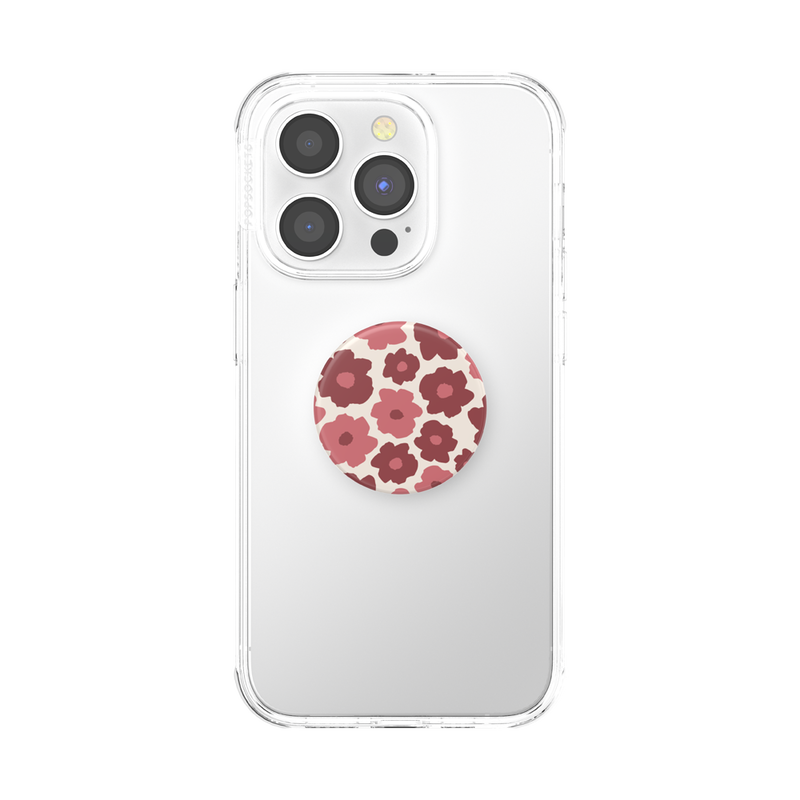 Mauve Floral — Adhesive PopGrip image number 3