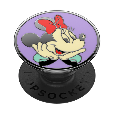 Enamel 80's Minnie Mouse — Adhesive PopGrip