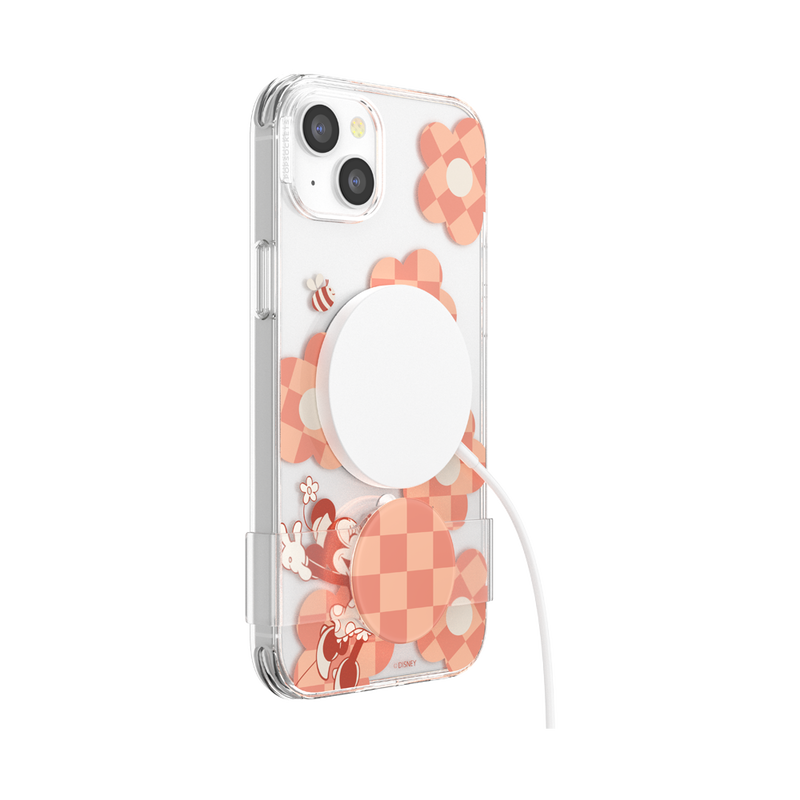 Minnie Checkered Flower — iPhone 14 Plus MagSafe Case image number 5