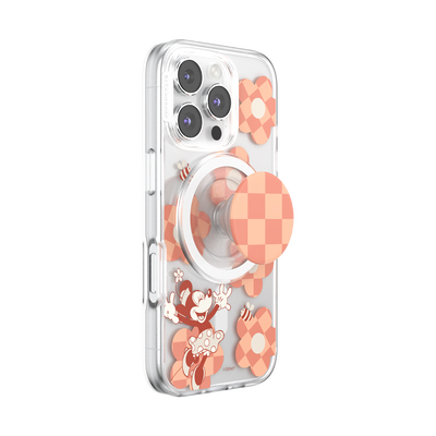 Secondary image for hover Minnie Checkered Flower — iPhone 16 Pro MagSafe Case