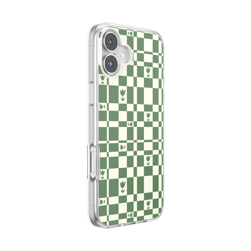 Garden Check Green — iPhone 16 Plus MagSafe Case image number 1