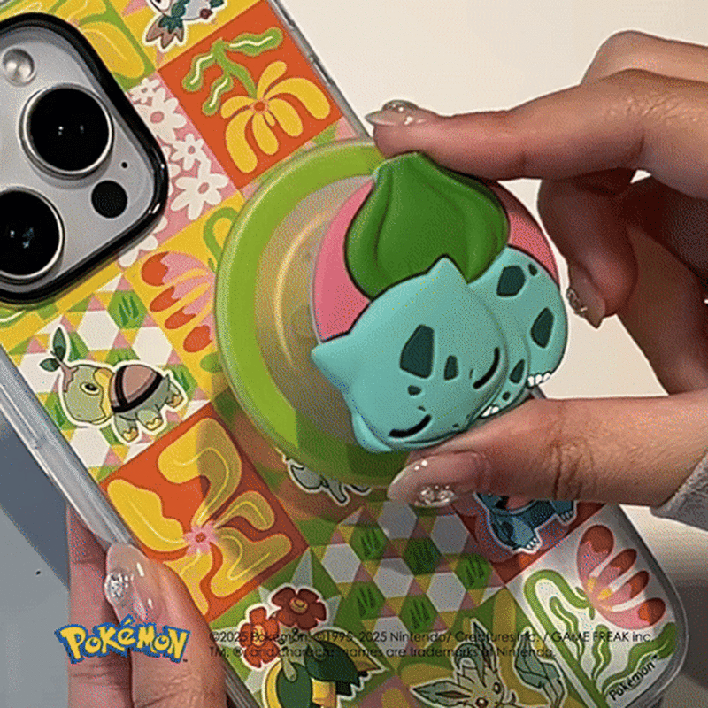 PopOut Sleepy Bulbasaur — MagSafe PopGrip image number 2