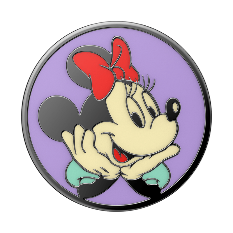 Enamel 80's Minnie Mouse — Adhesive PopGrip image number 1