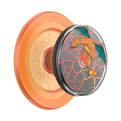Backspin Charizard in Flight — MagSafe PopGrip