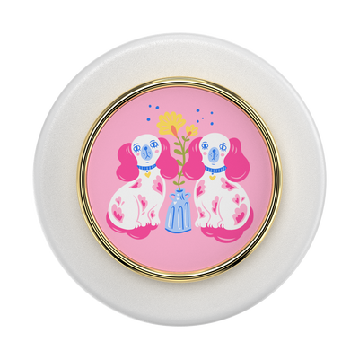Secondary image for hover Enamel Staffordshire Furries — MagSafe PopGrip