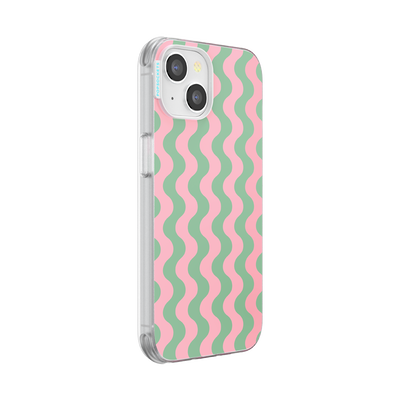 Secondary image for hover Wavy Flamingo  — iPhone 13 MagSafe Case