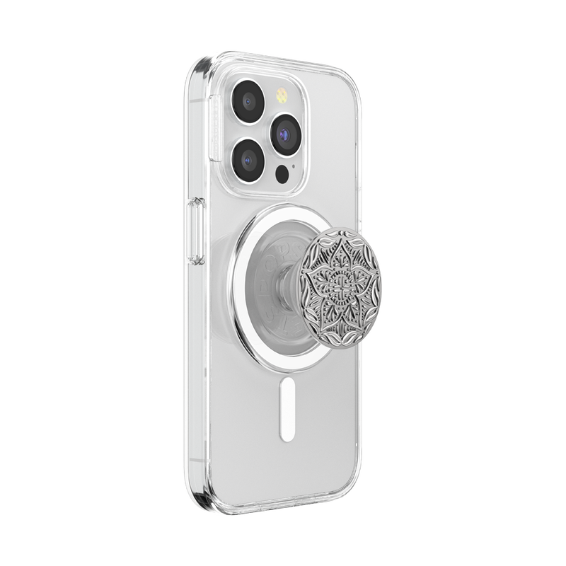 Enamel Silver Mandala — MagSafe PopGrip image number 6