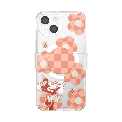 Minnie Checkered Flower — iPhone 14 MagSafe Case