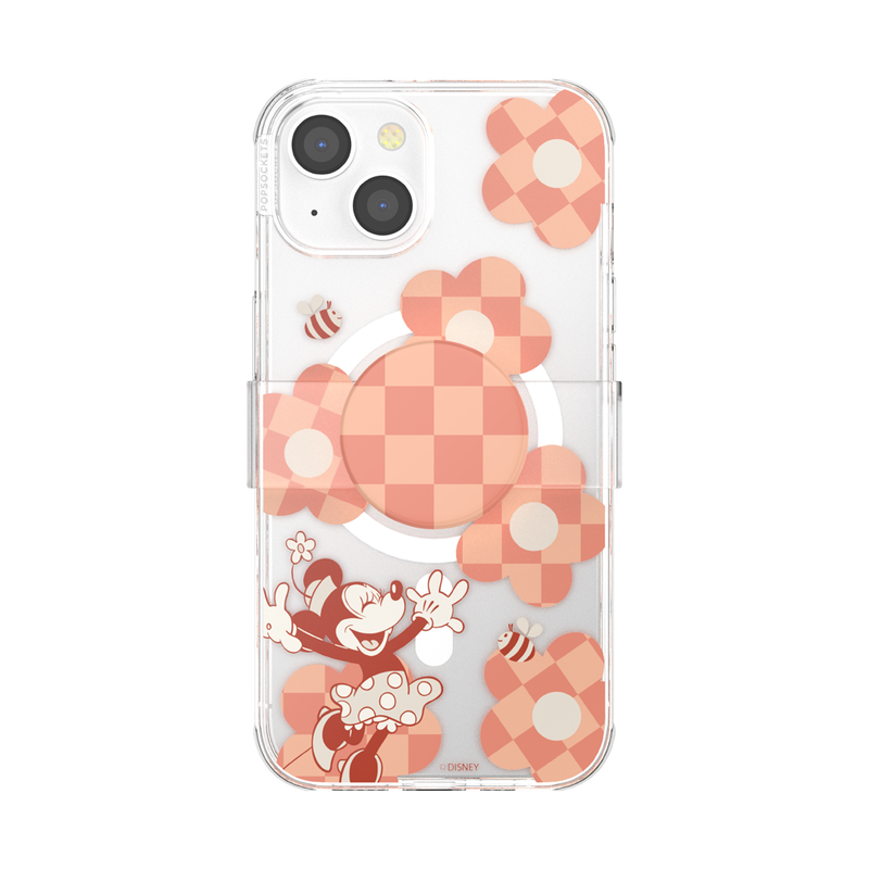 Minnie Checkered Flower — iPhone 14 MagSafe Case image number 0