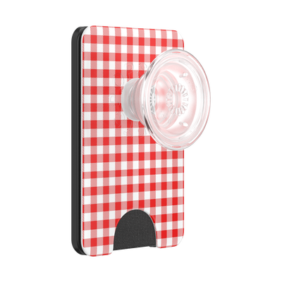 Red Gingham — MagSafe PopWallet+