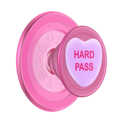Candy Heart Hard Pass — MagSafe PopGrip