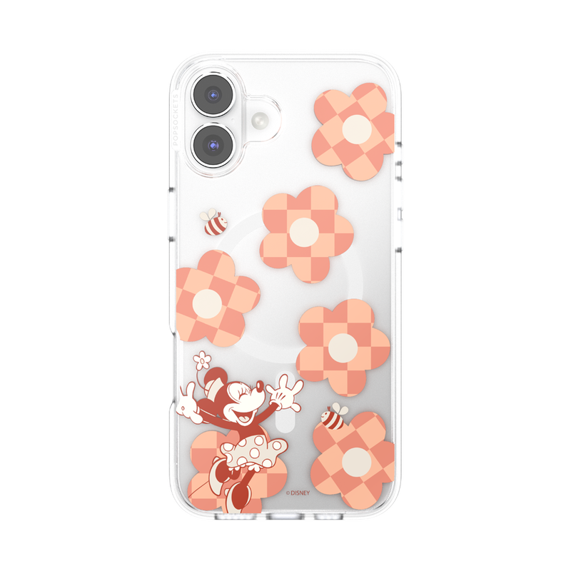 Minnie Checkered Flower — iPhone 16 Plus MagSafe Case image number 5