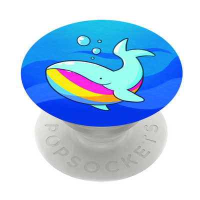 Secondary image for hover Pansexual Pride Whale — Adhesive PopGrip