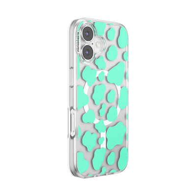 Secondary image for hover Turquoise Cow Cow — iPhone 17 MagSafe Case