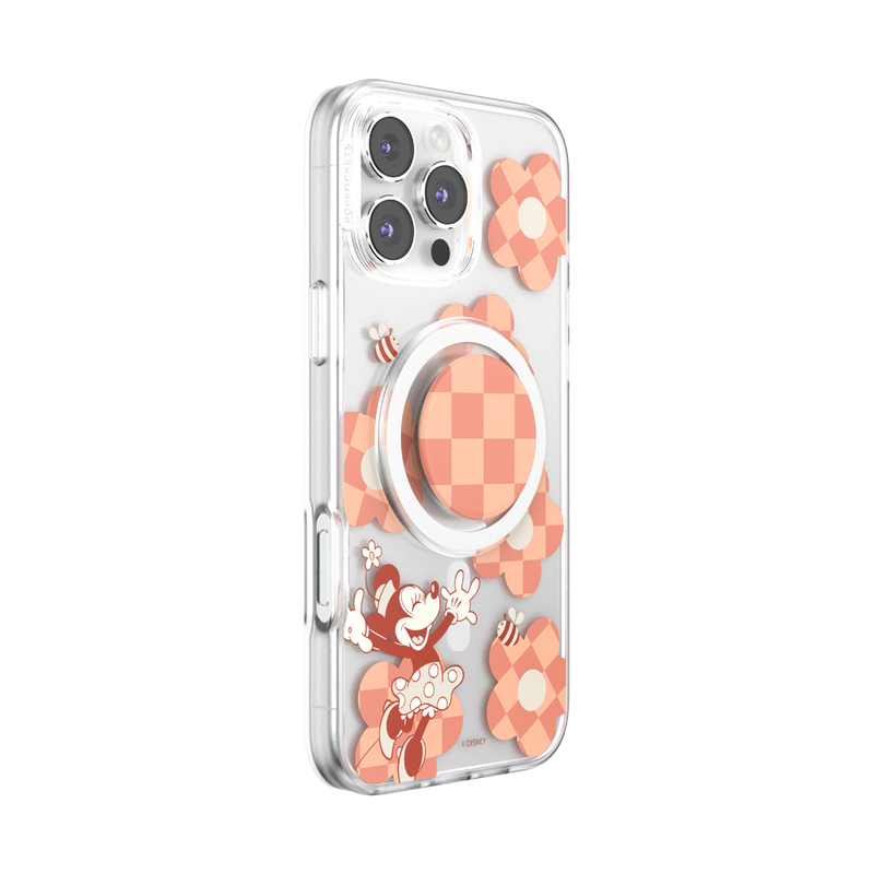 Minnie Checkered Flower — iPhone 16 Pro Max MagSafe Case image number 3