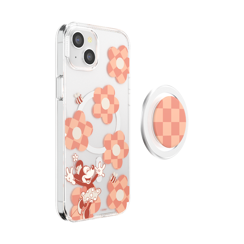 Minnie Checkered Flower — iPhone 15 Plus MagSafe Case image number 10