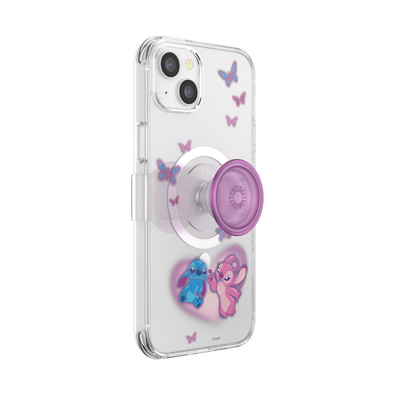 Angel & Stitch In Love — iPhone 14 Plus MagSafe Case image number 1