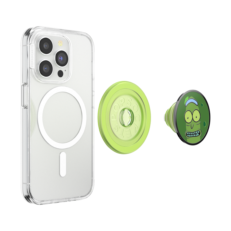 Enamel Pickle Rick — MagSafe PopGrip image number 5