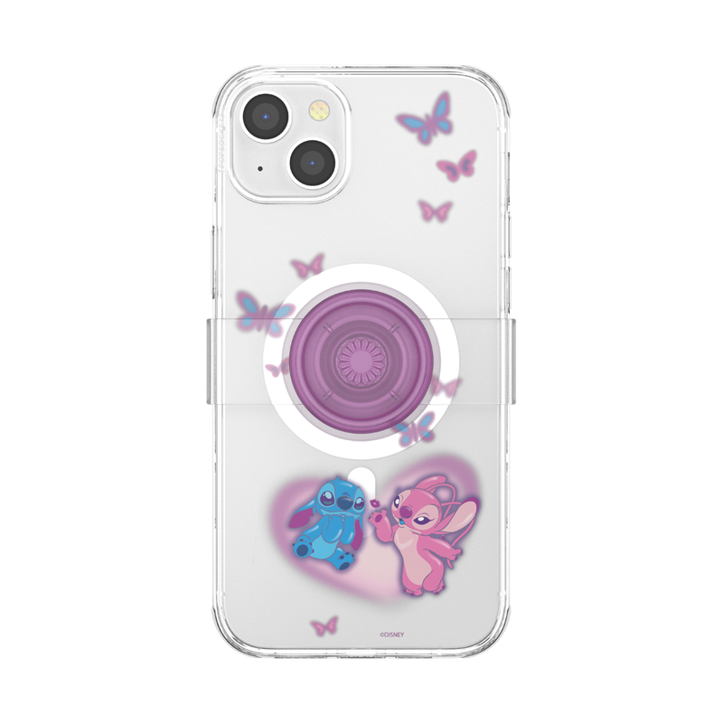 Angel & Stitch In Love — iPhone 14 Plus MagSafe Case image number 0