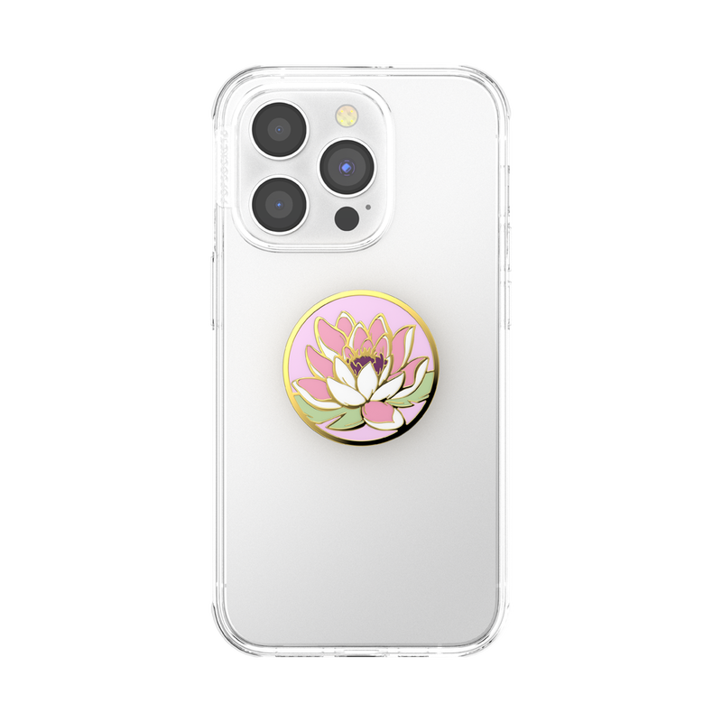 Enamel Water Lily — Adhesive PopGrip image number 3