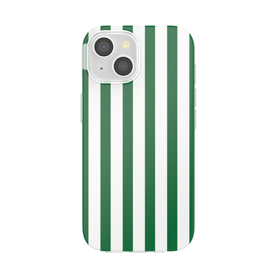 Club Stripe Green — iPhone 15 MagSafe Case
