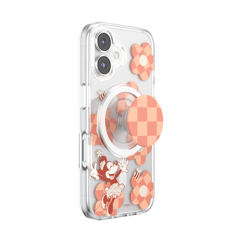 Minnie Checkered Flower — iPhone 16 MagSafe Case image number 1