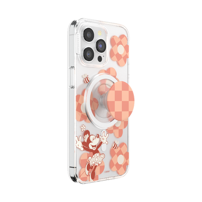 Secondary image for hover Minnie Checkered Flower — iPhone 15 Pro Max MagSafe Case