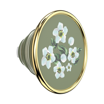 Enamel Floral Relief — MagSafe PopGrip