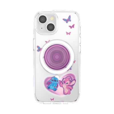Angel & Stitch In Love — iPhone 15 MagSafe Case
