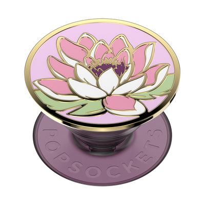 Enamel Water Lily — Adhesive PopGrip