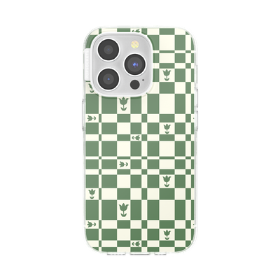Garden Check Green — iPhone 15 Pro MagSafe Case