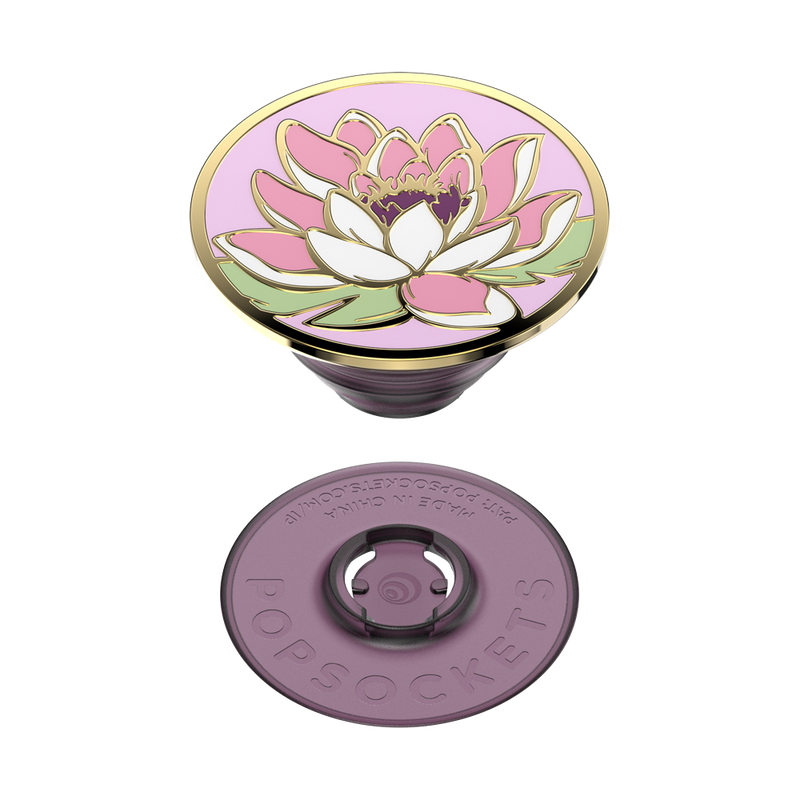 Enamel Water Lily — Adhesive PopGrip image number 6
